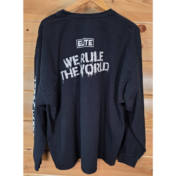 The Elite Young Bucks Kenny Omega Bullet Club 3XL Long Sleeve Shirt Pro Wrestlin - Picture 3 of 10